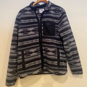 Men’s Old Navy Fleece Zip Up Large Blue